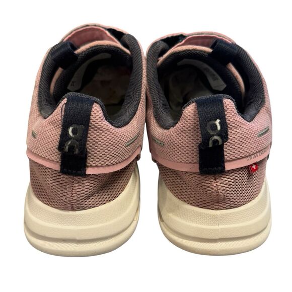 On Running Cloud Play Shoes Kids Size K3 Pink Zephyr White Athletic Sneakers - Picture 6 of 7